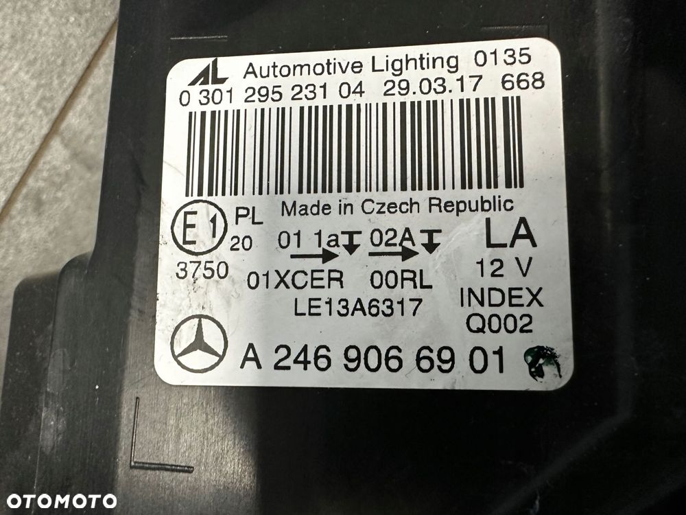 lampa przód przednia lewa mercedes b-klasa 246 lift full led a2469066901 - 14
