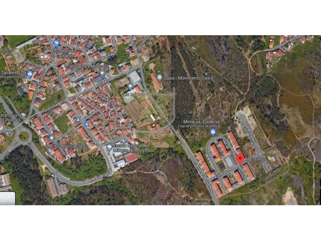 Terreno com àrea de construção de 1665m2 (Ermesinde) - Grande imagem: 2/3