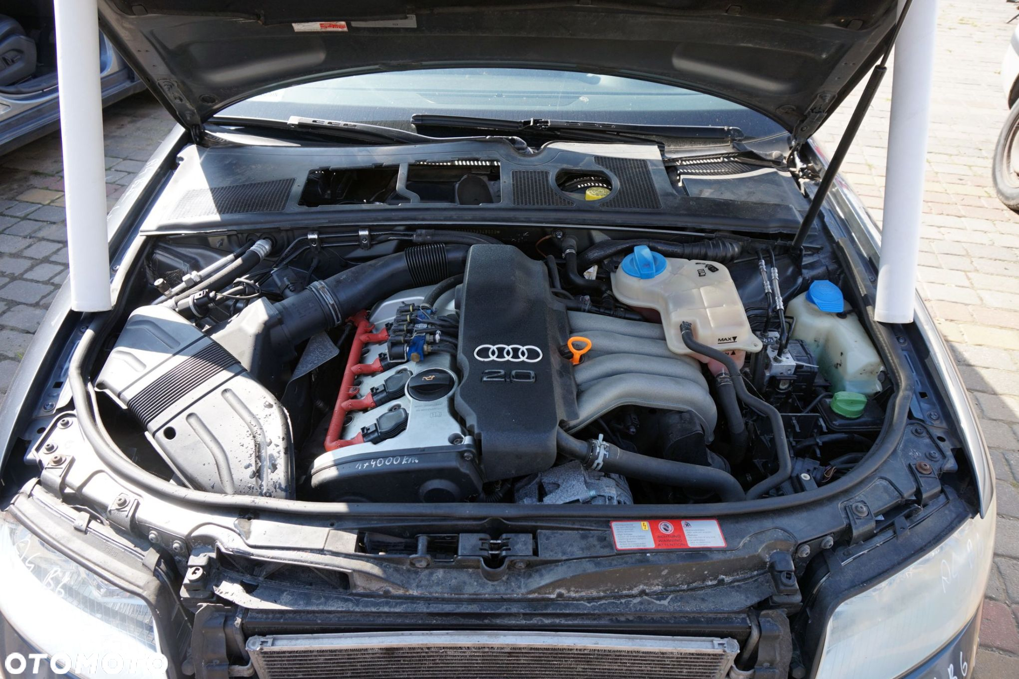 AUDI A4 B6 SEDAN 2003 LX7Z 2.0 16V ALT 130KM GBM SZARY na części - 9