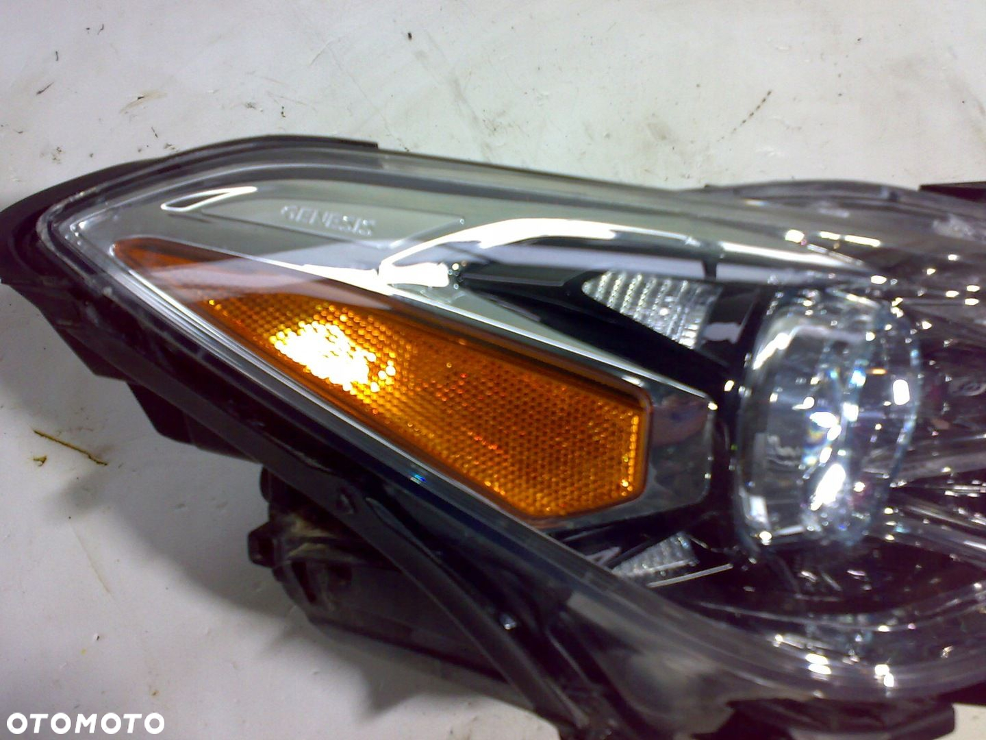 GENESIS G70 17-21 LAMPA PRZEDNIA PRAWA LED PRZÓD IDEALNA USA - 3