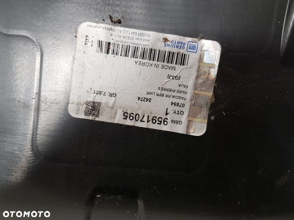 FABRYCZNIE NOWY ORYGINALNY ZDERZAK TYLNY SPOILER CHEVROLET ORLANDO 10-18 95917095 - 5