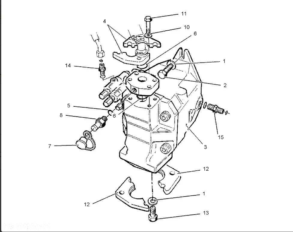 Pompa A10V045 hydrauliczna 1221206 CAT TH 83 - 11