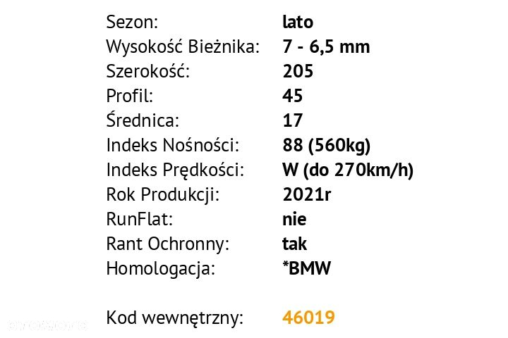 Hankook Ventus S1 evo 3 K127 - 205/45 R17 - 3