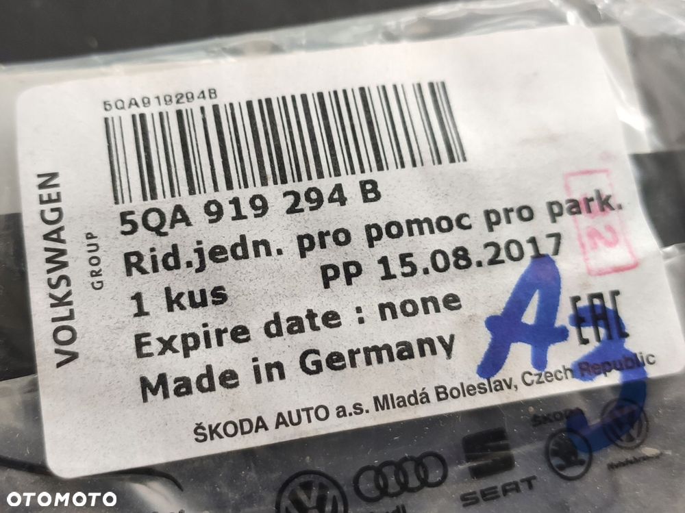 vag moduł czujników pdc parkownia 5qa919294b - 3
