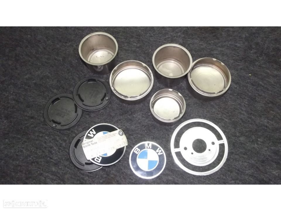 bmw centros de jante e caricas novas e originais - 3