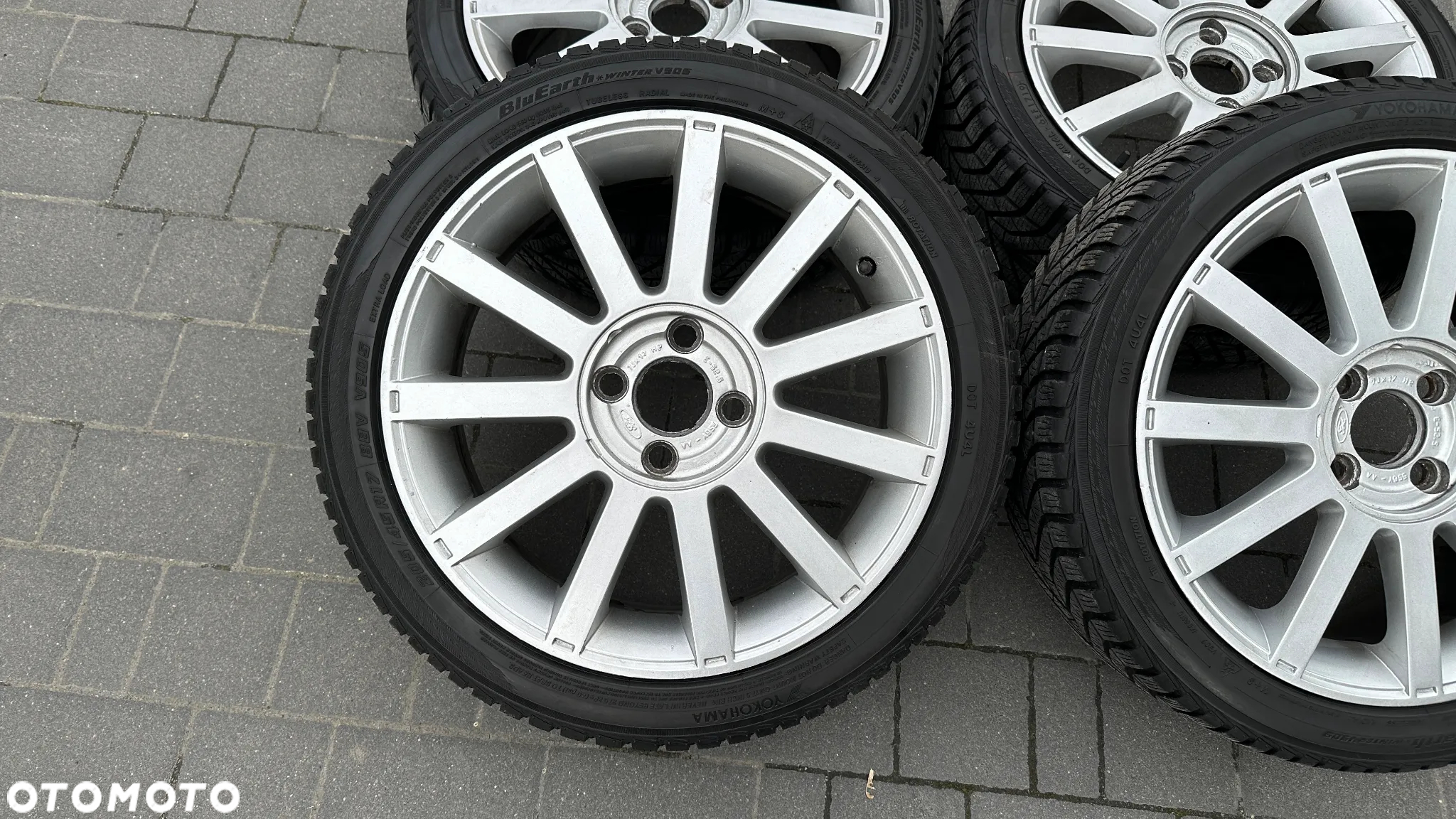 Kola ST-Line r17 4x108 yokohama 205/45 ford volvo felgi alufelgi ET52.5 - 3