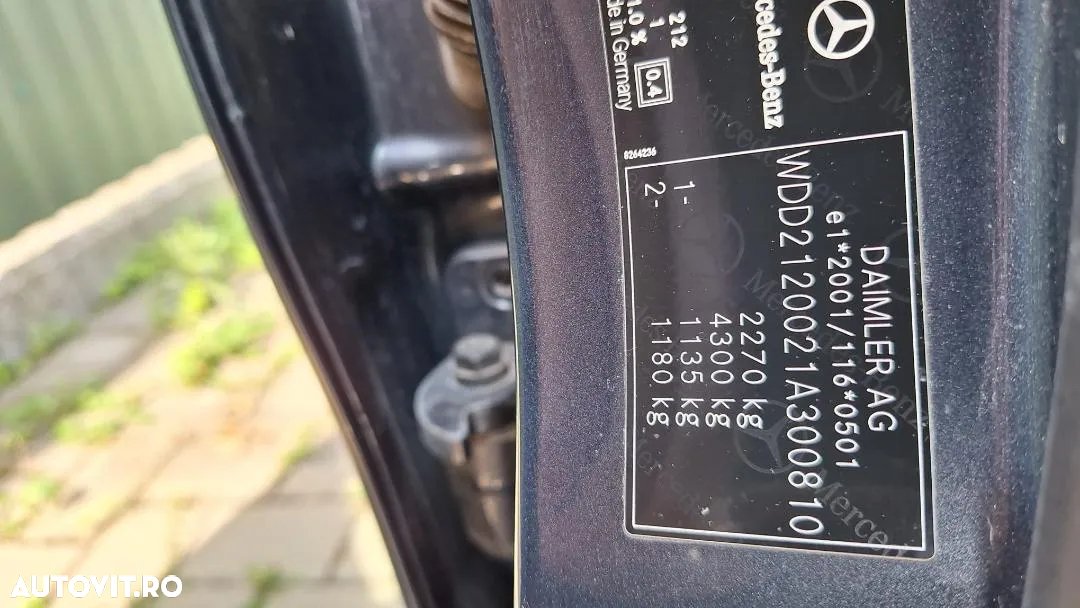 Mercedes-Benz E 220 CDI DPF BlueEFFICIENCY Automatik Avantgarde - 13