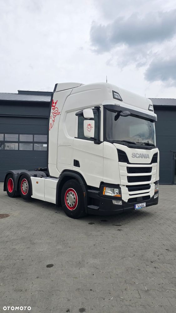 Scania Scania R500 bez EGR 6x2 pusher retarder full air 2 zbiorniki super stan świeży import! - 8