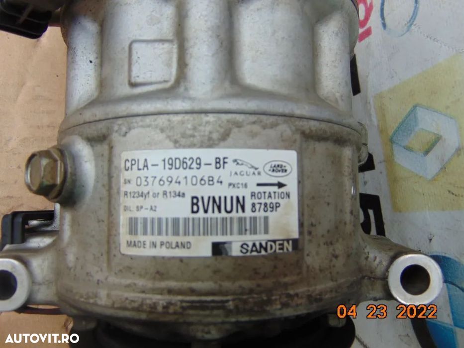 Compresor clima Land Rover Discovery Sport 2.0 range rover evoque disc - 3