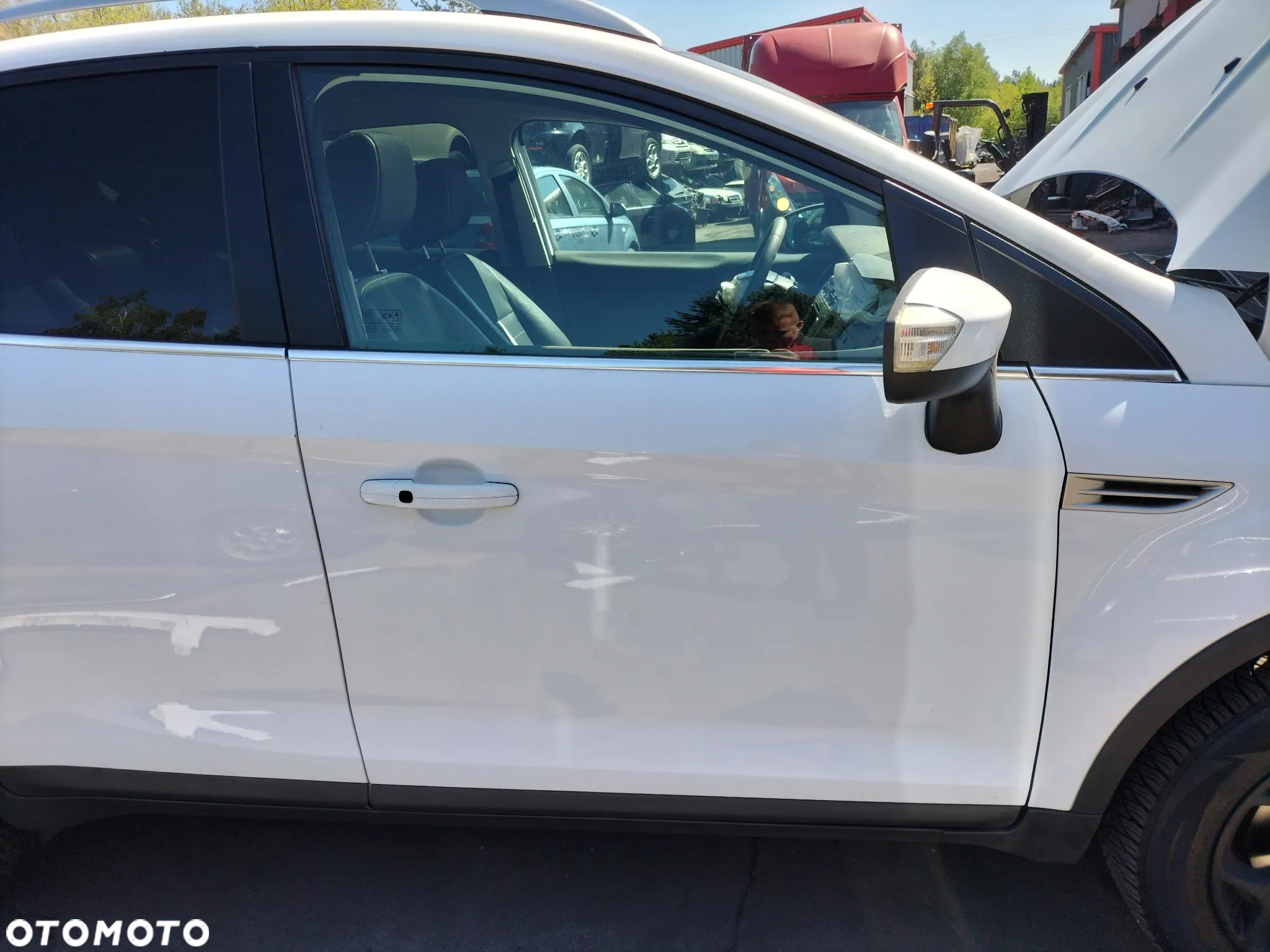 DRZWI PRAWE LEWE TYŁ  FORD KUGA I 2.0 TDCI 163KM 4X4 AUTOMAT KOD LAK. 58 FROZEN WHITE - 3