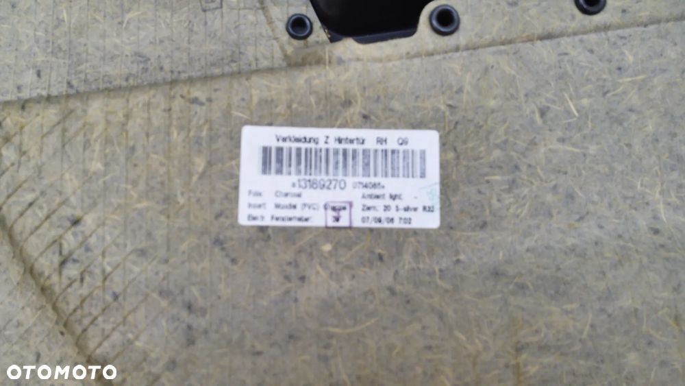 Opel Zafira B Boczki Drzwi Przód Tył - 14