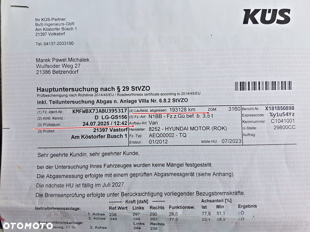 Hyundai H1 STAREX LONG - 31