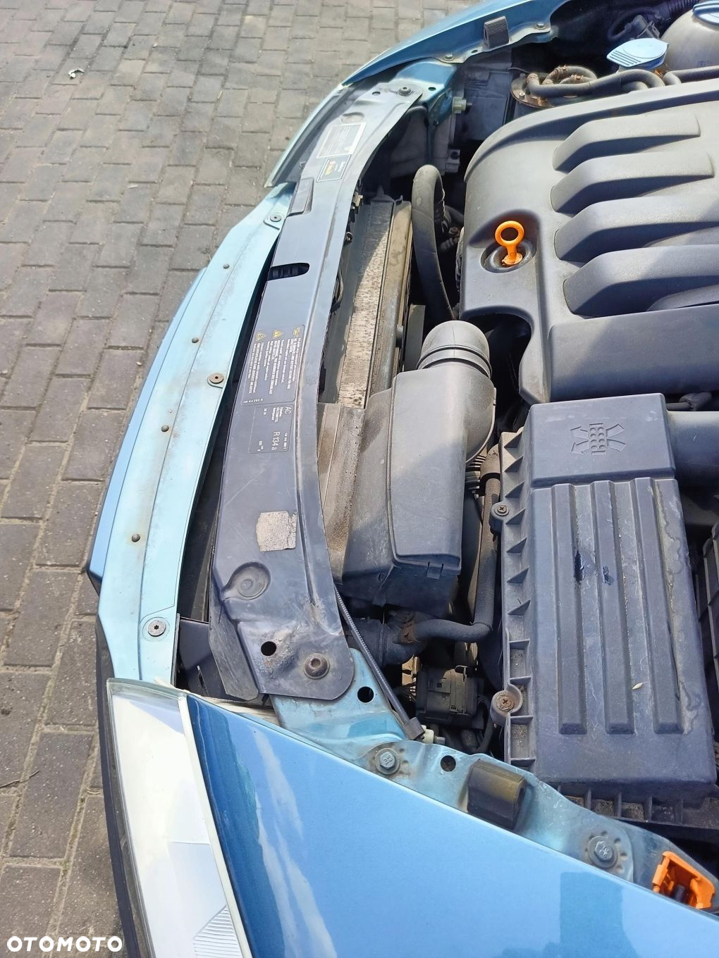 Skoda Octavia 2 II 04-10 PAS PRZEDNI WZMOCNIENIE CZOŁOWE z belka zderzaka - 2