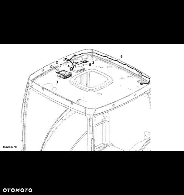 RE575067 John Deere 8345R - Radio - 1
