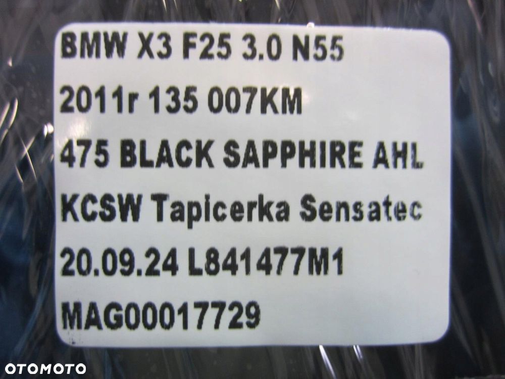 BMW X3 F25 WYŚWIETLACZ HEAD UP HEADUP RZUTNIK 9240168 62309240168 - 8