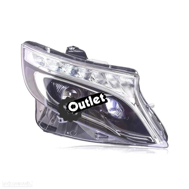 R010014C2 FARÓIS MERCEDES VITO V CLASE W447 14-20 FULL LED - 5