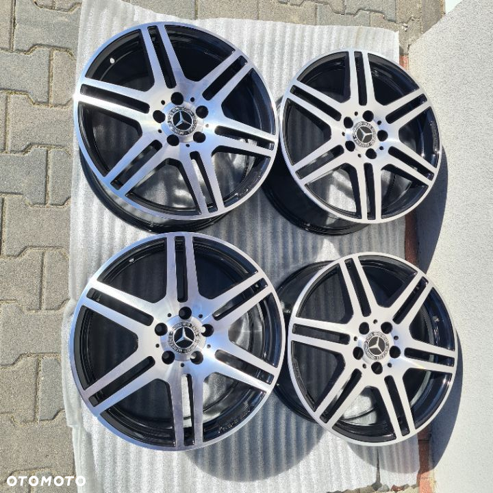 FELGA FELGI KOMPLET 18 AMG MERCEDES E W212 CLS W218 C W204 VITO W447 W639 2124012402 ORYG JAK NOWE - 12