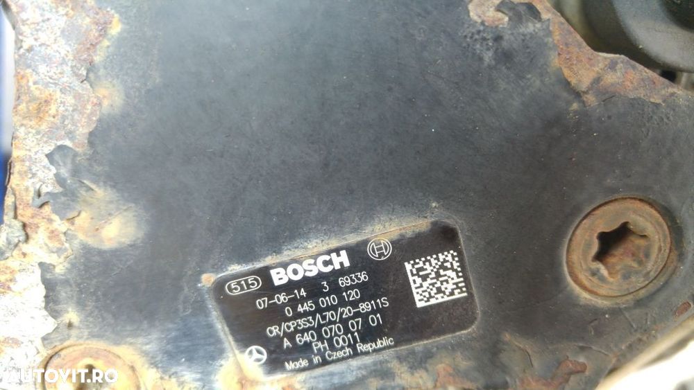 Pompa inalte 2.0 cdi 640 940 640940 mercedes a-class w169 euro 5 0445010120 a6400700701 - 2