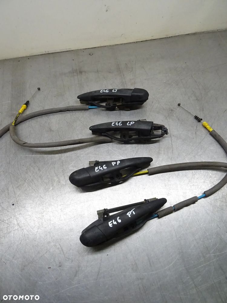 BMW E46 SEDAN 2.0D M47 KLAMKA ZEWNĘTRZNA PRAWY PRZÓD LEWY PRAWY TYŁ - 4