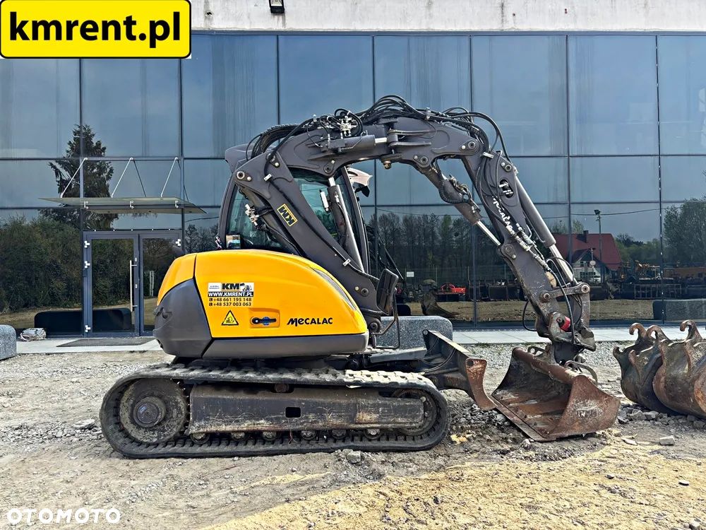 Mecalac 8 MCR MINI-KOPARKA 2017R. | MECALAC 6 MCR, JCB 8065 8080 8085 85 Z  VOLVO ECR 88, CAT 308, 307 , BOBCAT 80 KOMATSU PC 88 - 20
