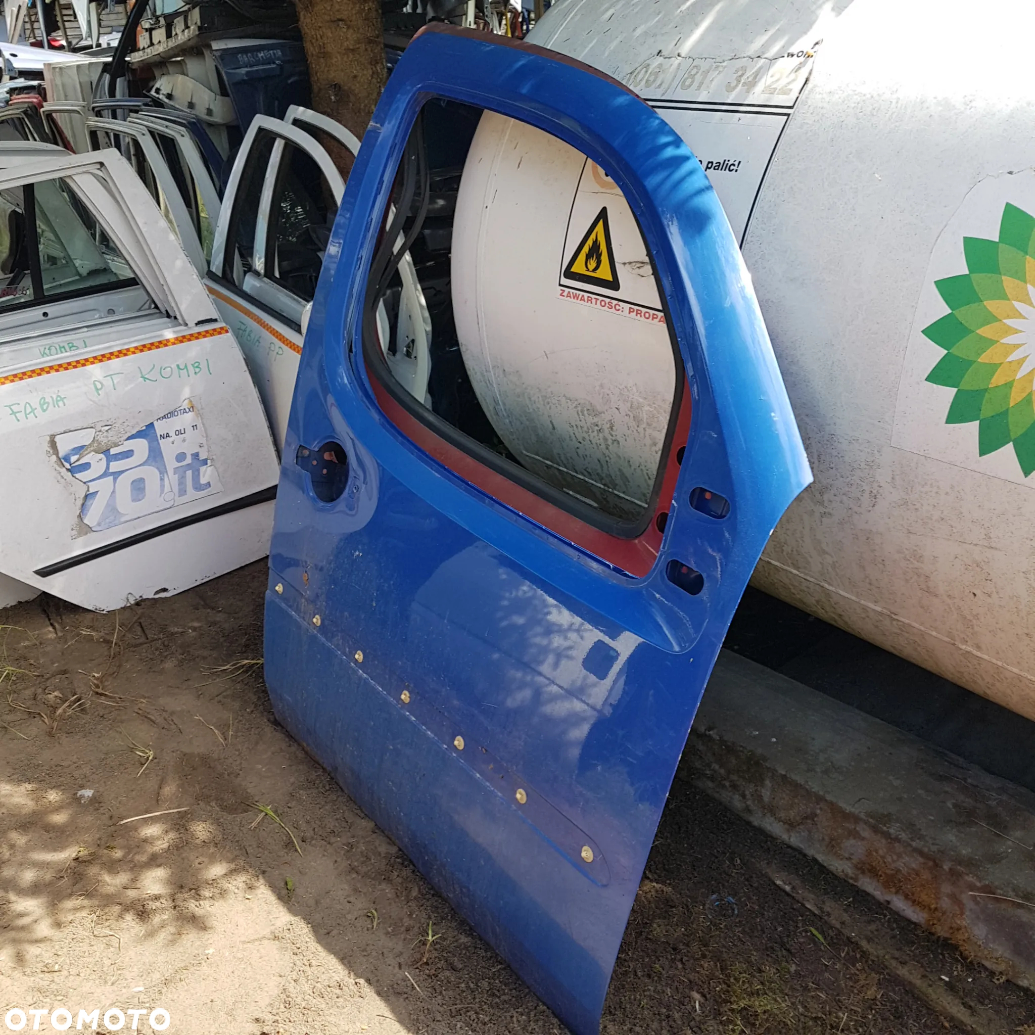 drzwi fiat doblo I doblo lift 01-08 r lewe prawe bez rdzy - 5