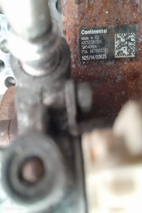 POMPA INALTA PRESIUNE 1.6 HDI EURO 5 A2C53381555 MX1253 Peugeot 3008 - 3