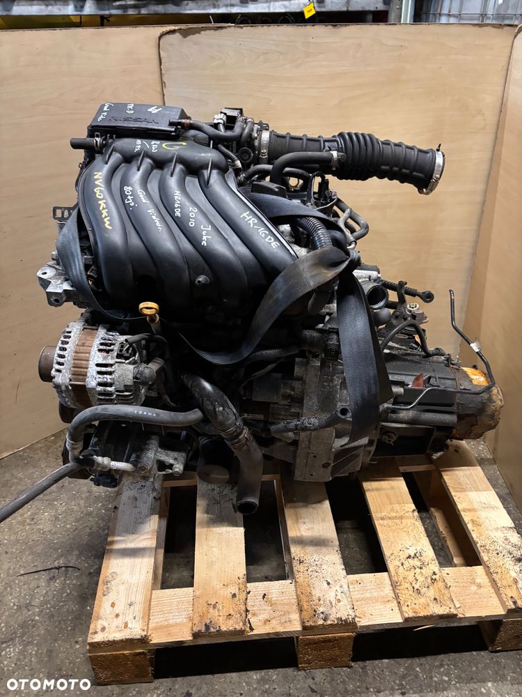 Silnik Nissan Juke HR16de film video nr. D186 SILNIK KOMPLETNY NISSAN QASHQAI J10 JUKE 1.6 16V HR16 HR16DE - 5