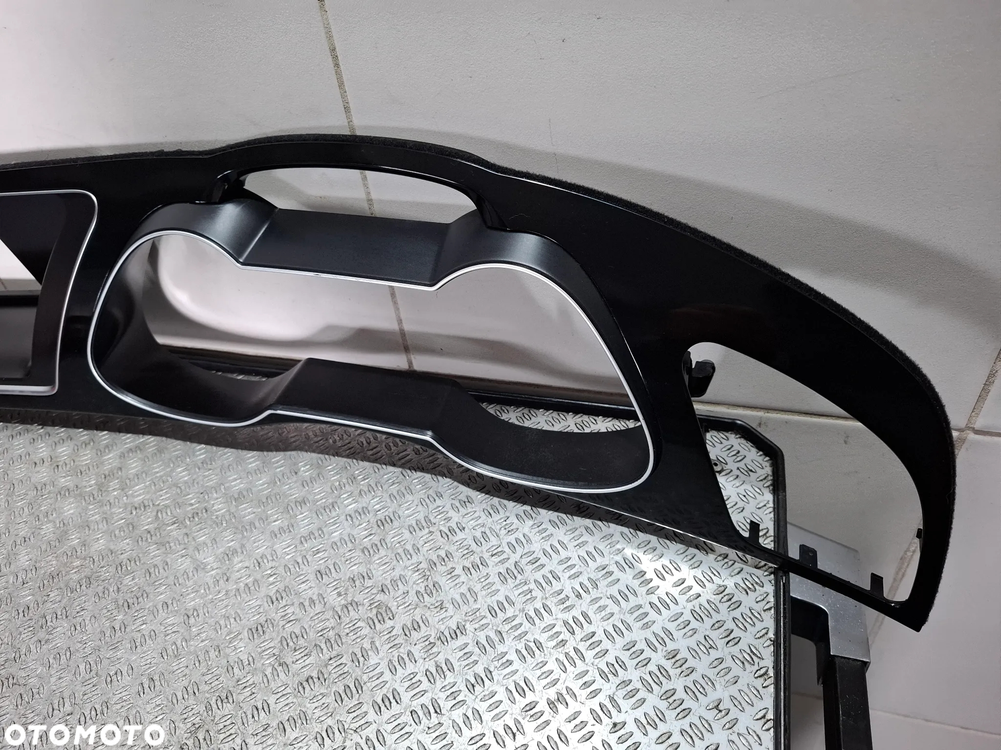 Dekor piano black zegarów Audi A4 B8 lift 2013 anglik - 3