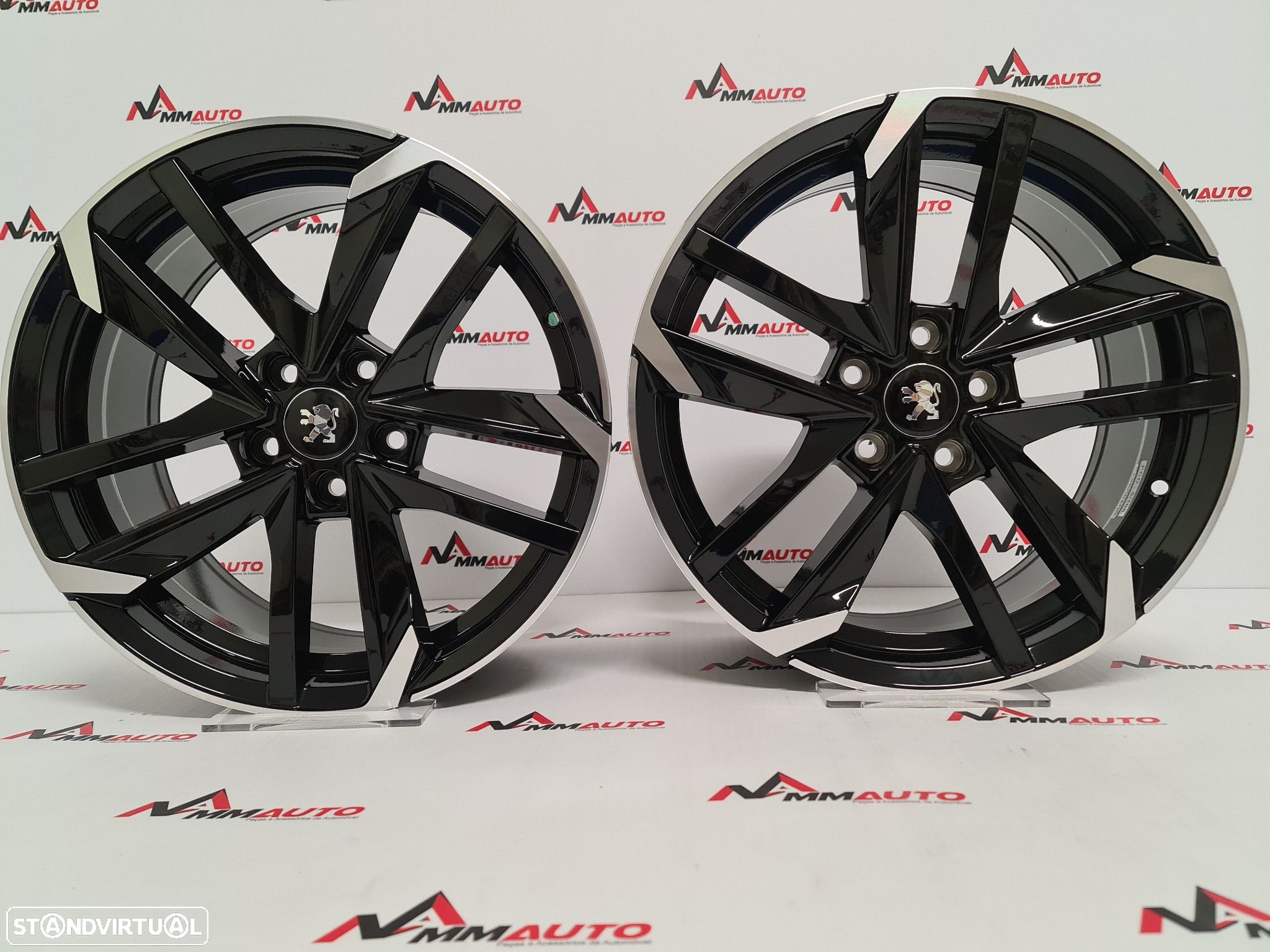 Jantes Look Peugeot 308 GTI Preto Brilho 16 - 1