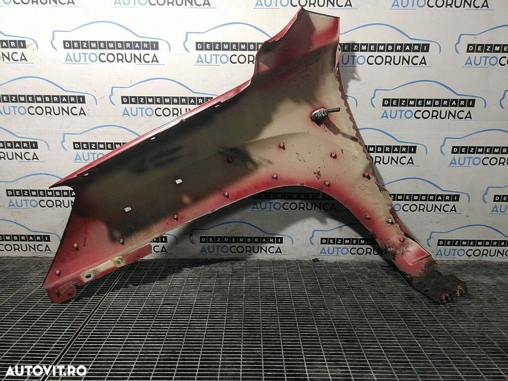 Aripa Dreapta Fata Kia Sportage II 2006 - 2010 4 Usi rosu (1247) Ruginit. Gaurit - 4