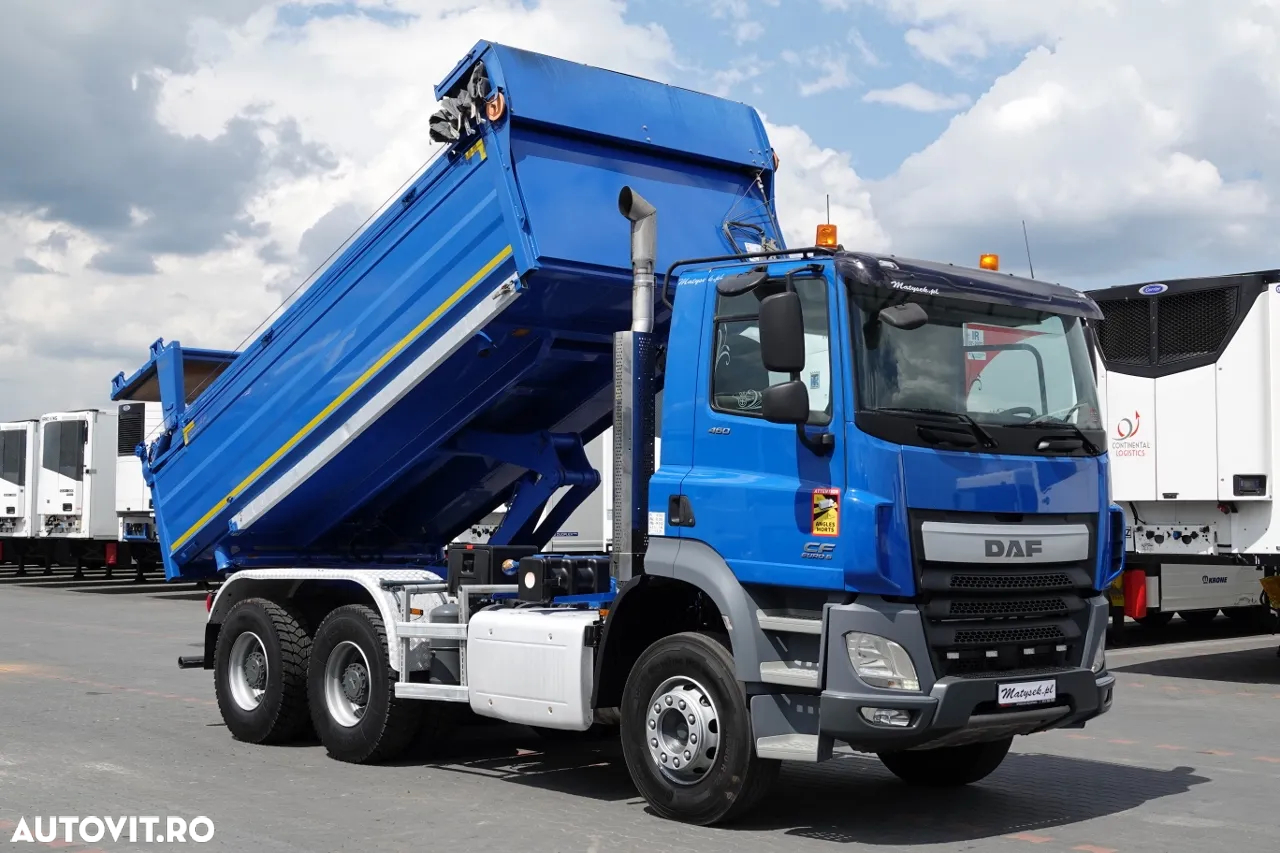 DAF CF 460 / 6x4 / BASCULANTE / HYDROBOARD / HYDROCLAP / EURO 6 / AN 2016 / PNEURI 100% / - 6
