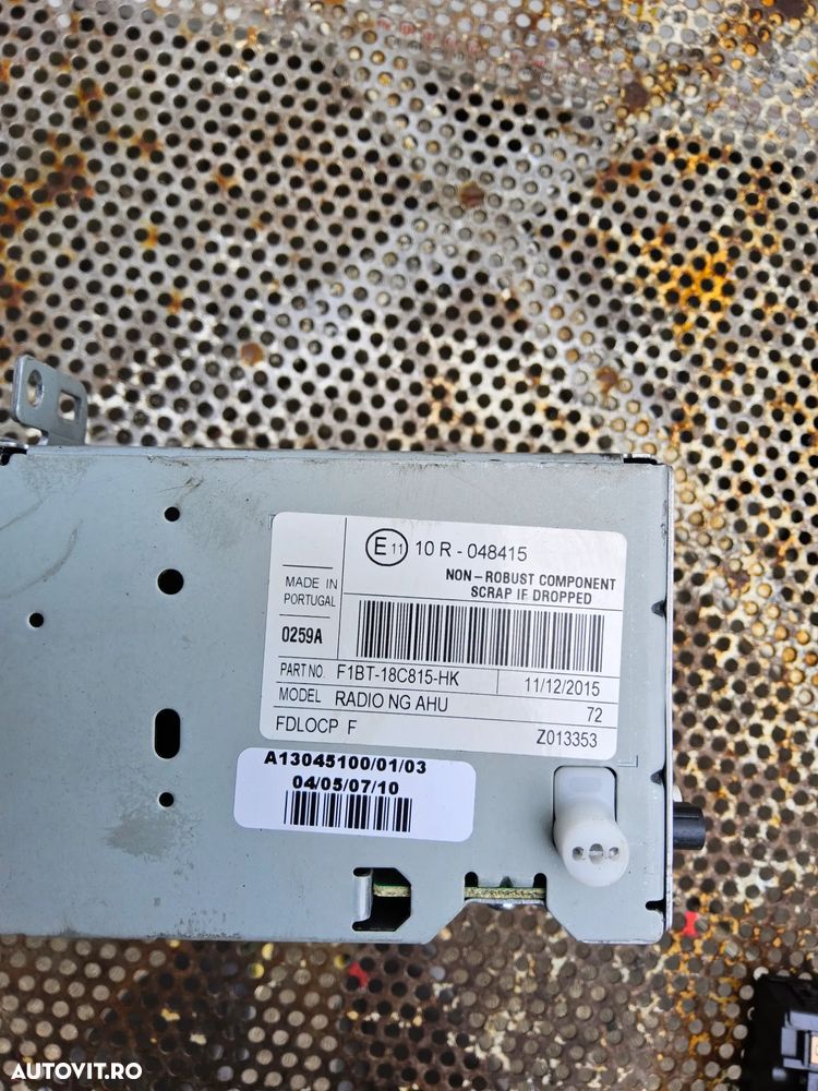 Unitate radio cd Ford Transit Custom navigație cod f1bt18c815hk Fiesta focus - 3