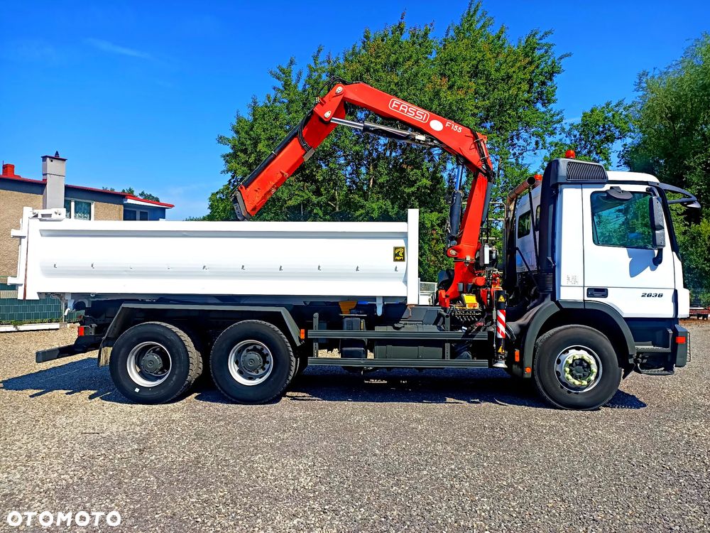 Mercedes-Benz Actros 2636 6x4 Wywrotka HDS Hydroburta Żuraw - 7