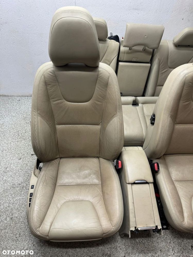fotel lewy prawy kanapa komplet volvo v60 i 2011-2018 skóra - 4