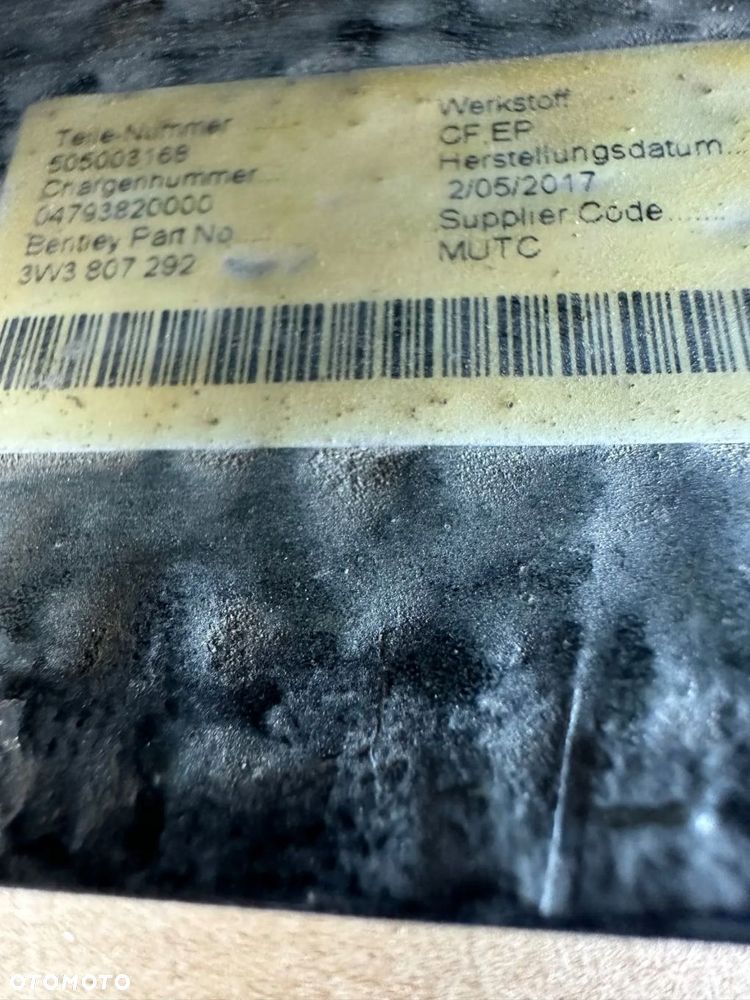 SPOJLER ZDERZAKA PRZEDNIEGO BENTLEY CONTINENTAL SUPERSPORTS 2018 CARBON ORY - 9