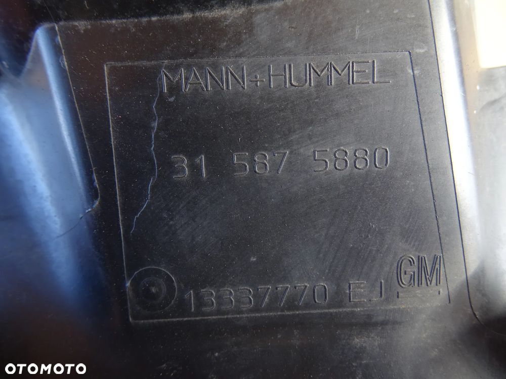 ŁAPACZ WLOT DOLOT PRZEWÓD POWIETRZA OPEL ZAFIRA TOURER C 1,6 1,8 1,4 T TURBO - 14