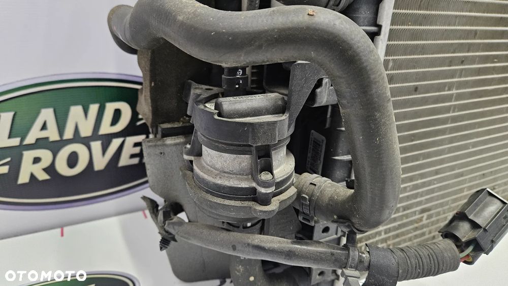 Jaguar XJ 351 LIFT 2015-2019 3.0 SC 340 KM 306PS Komplet chłodnic Chłodnica wody Klimatyzacji Wentylator Pompka wody - 8