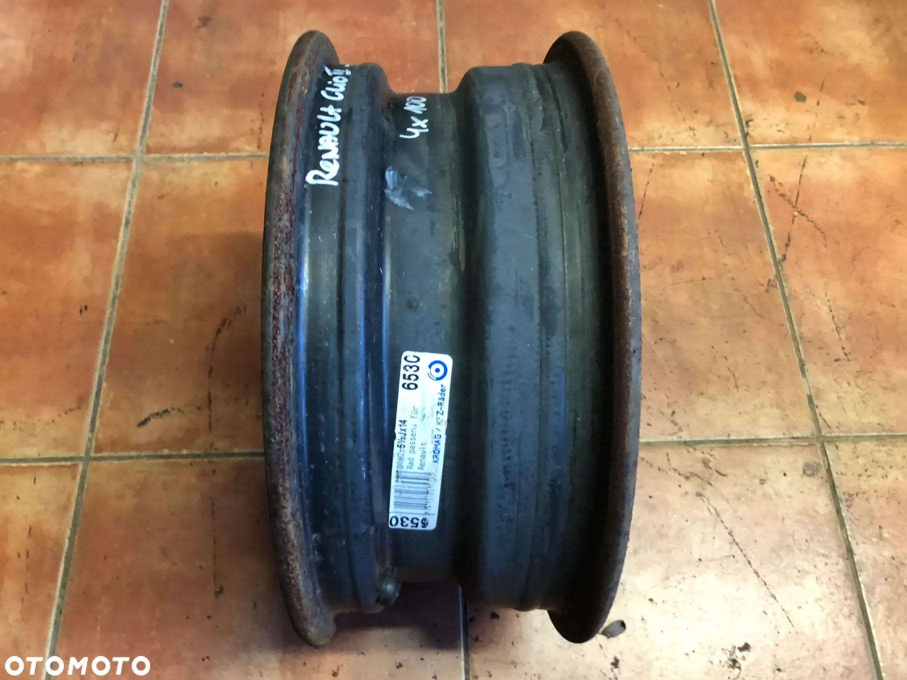 Felga Stalowa 14'' 4x100 60,1 ET36 Renault Clio II Thalia KFZ LI 6530- Gwarancja Wysyłka Montaż - 5