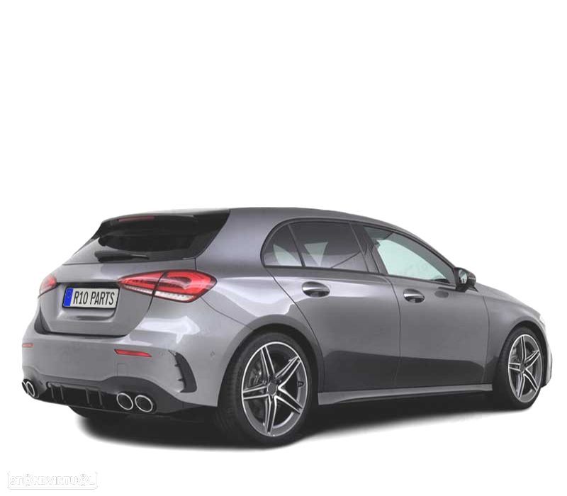 DIFUSOR MERCEDES CLASE A W177 18- LOOK AMG A45 + PONTEIRAS ESCAPE - 2
