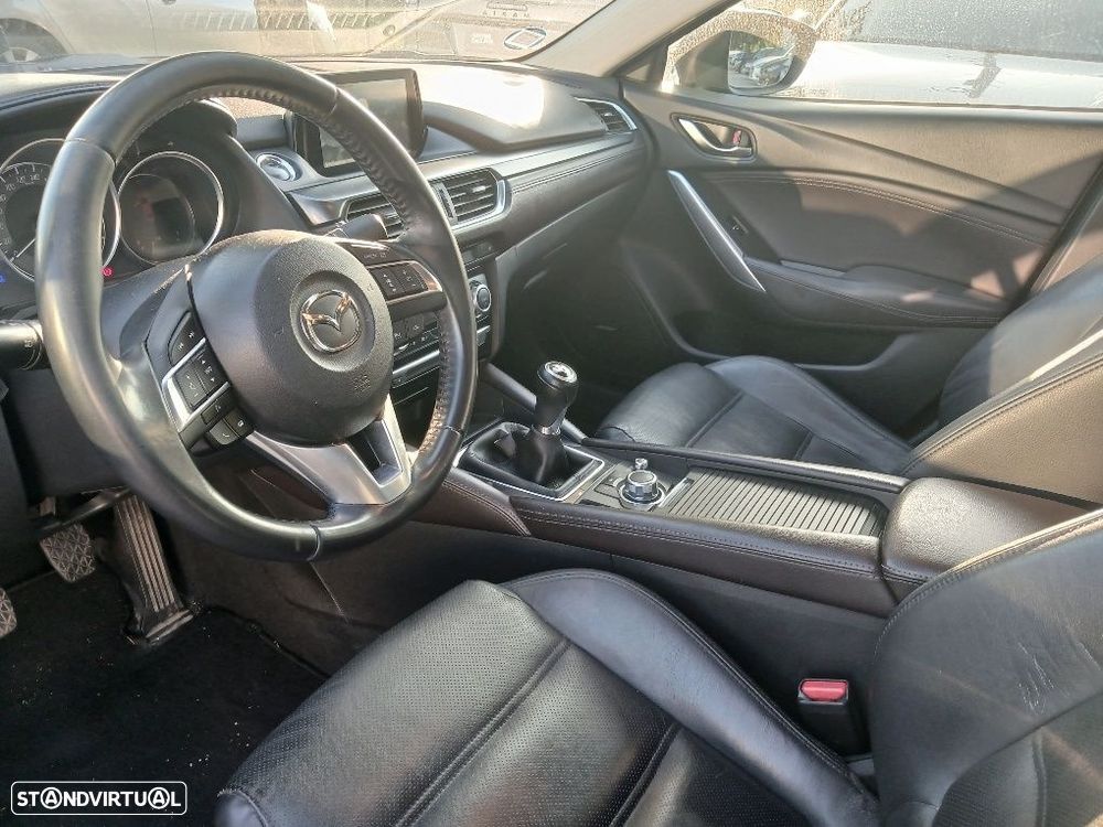 Mazda 6 M6 2.2 SKY-D Excellence PLeather White+Cruise P.+TAE+Navi - 6