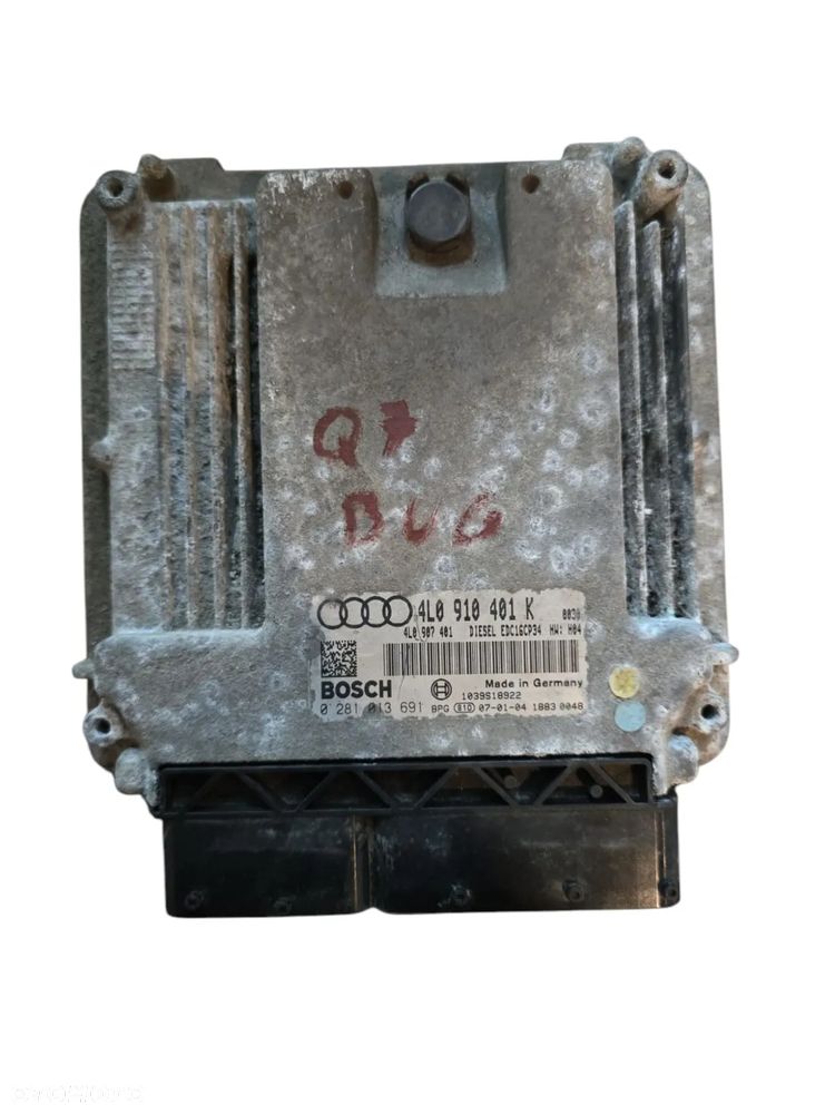KOMPUTER AUDI Q7 3.0 TDI BUG 4L0910401K 0281013691 - 1