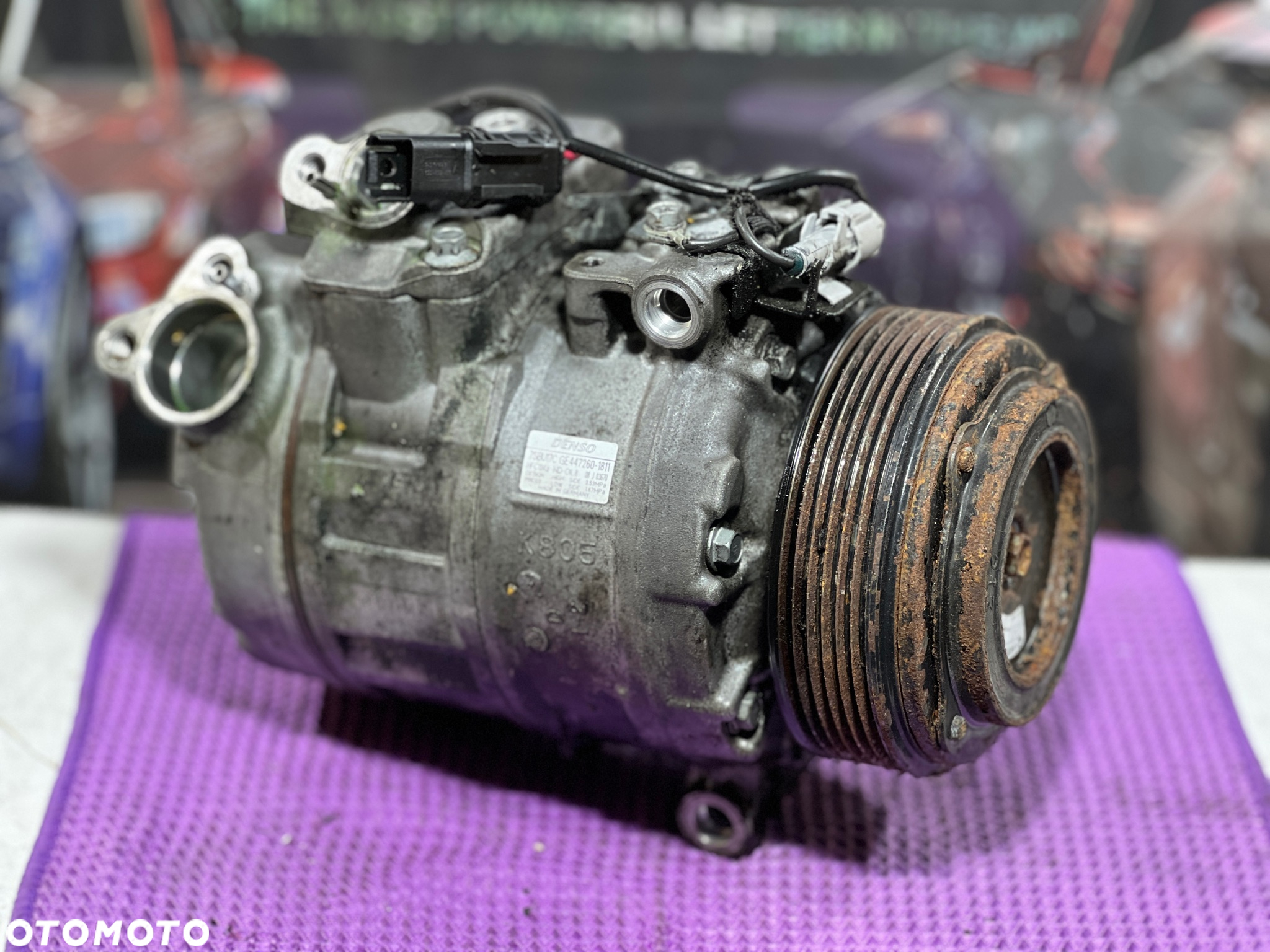 BMW E60 E61 E63 E64 LCI LIFT N53B30A  KOMPRESOR SPRĘŻARKA KLMATYZACJI 6961621 - 3