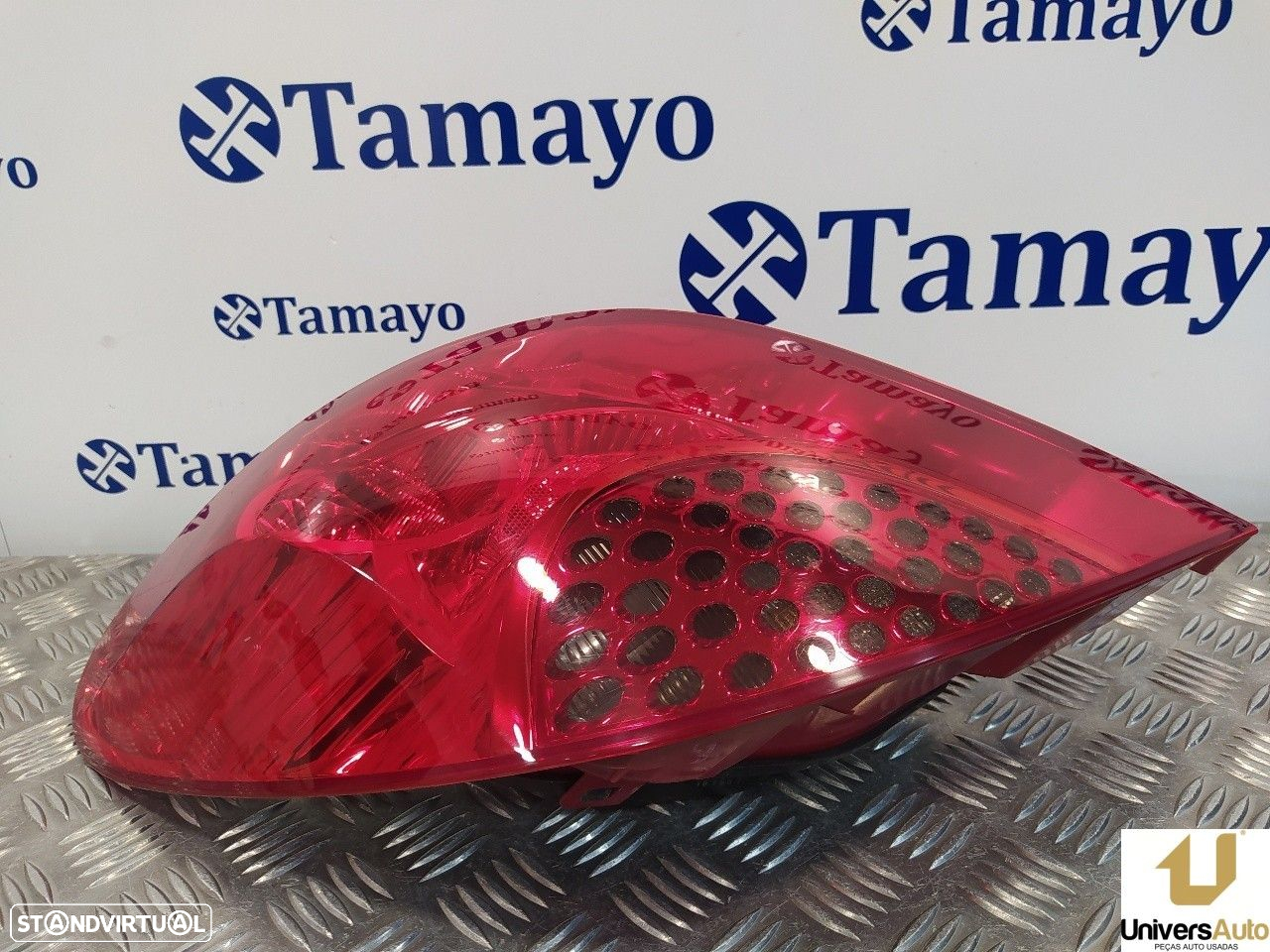 FAROLIM TRASEIRO ESQUERDO PEUGEOT 207 2008 -9649986680 - 4