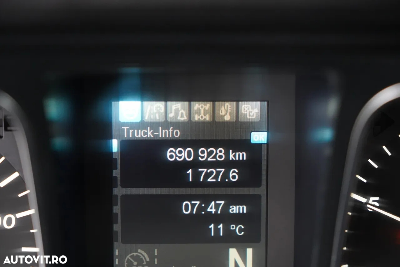 Mercedes-Benz ACTROS 1845 / SISTEM HIDRAULIC / CABINĂ JOSĂ / EURO 6 / - 36