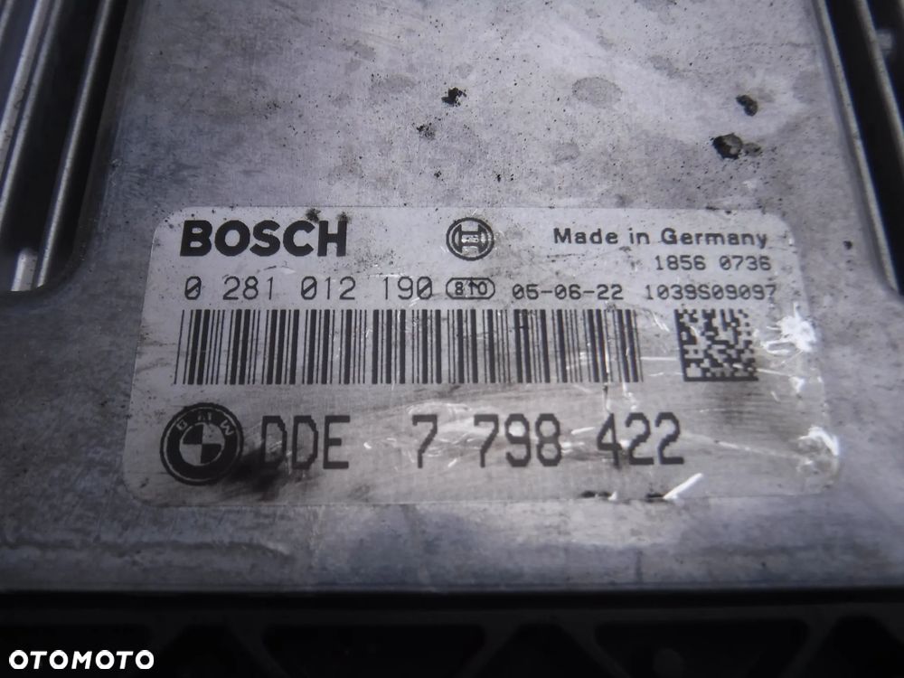 Bmw E60 E61 2.5d sterownik silnika 7798422 0281012190 - 2