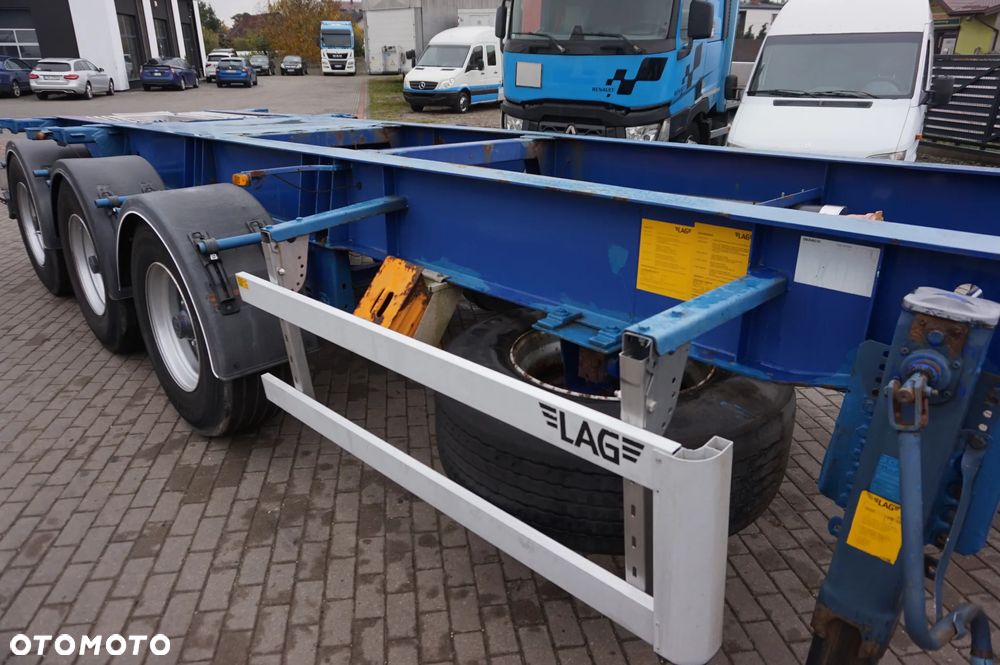 Lag 0-3-39 CD Naczepa Ciężarowa Przewóz Kontenerów Osie BPW - 12