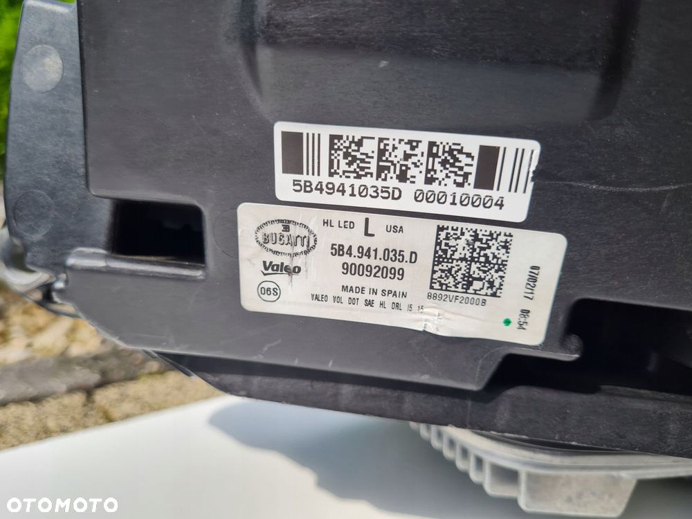 BUGATTI CHIRON 5B4 Lampy przód Full Led Matrix Carbon 1 Of 500 Super Sport 300+ Usa Ameryka - 13