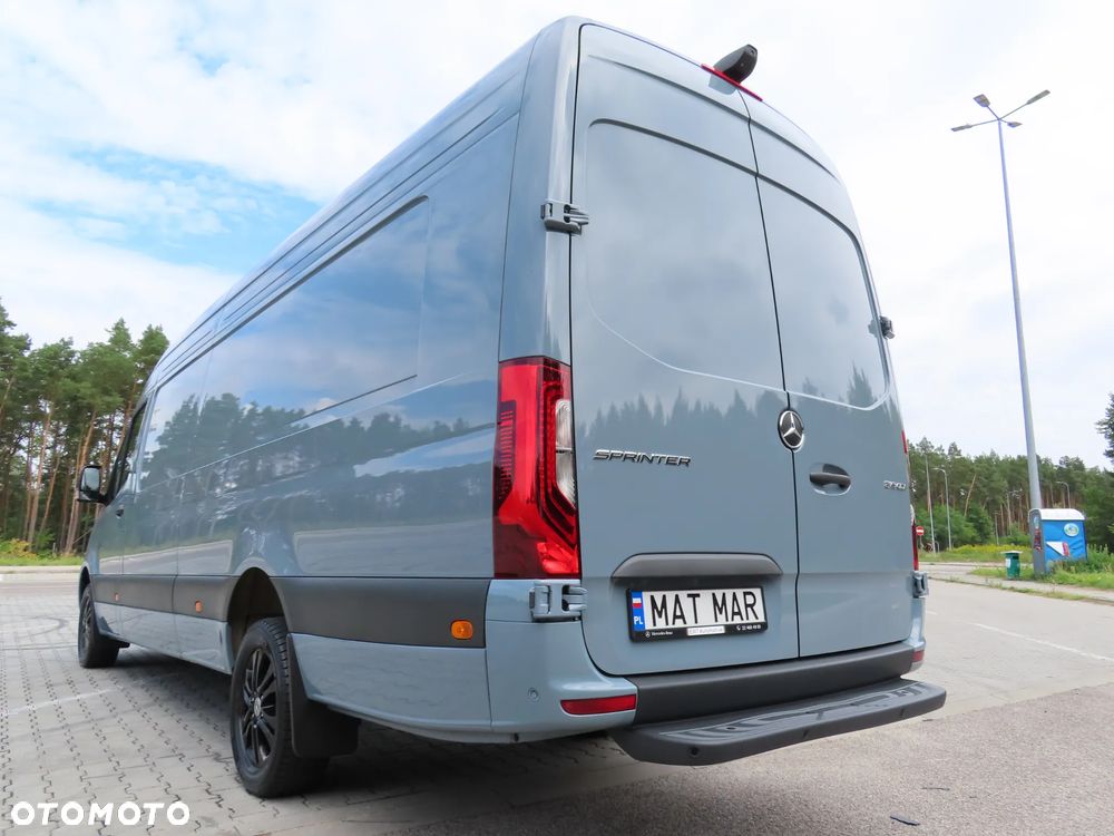 Mercedes-Benz Sprinter 319 CDI 190 KM 9G-Tronic Automat Furgon Blaszak Ekstra Długi LONG MAXI + 4800 mm Wysoki Dach WZMACNIANY Rozstaw Osi 4325 mm FULL Opcja Wyposażenia Stan Auta Nowy Jak Z Salonu OKAZJA DOSTEPNY I GOTOWY - 11