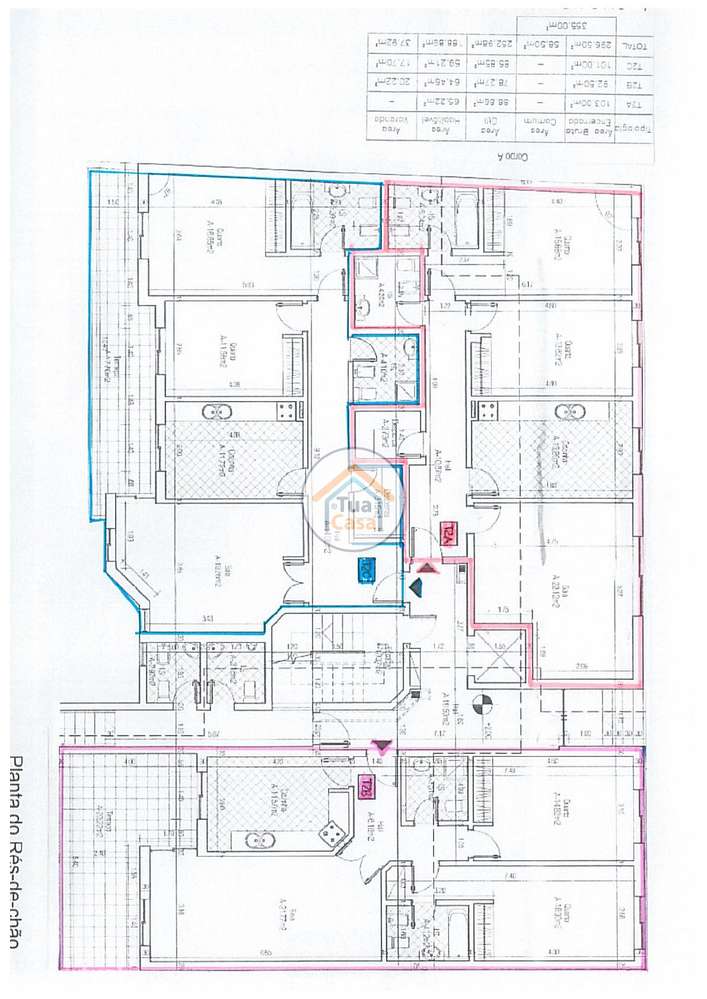 Apartamento T3 com Piscina e Parque Arborizado - Projeto - Grande imagem: 3/33