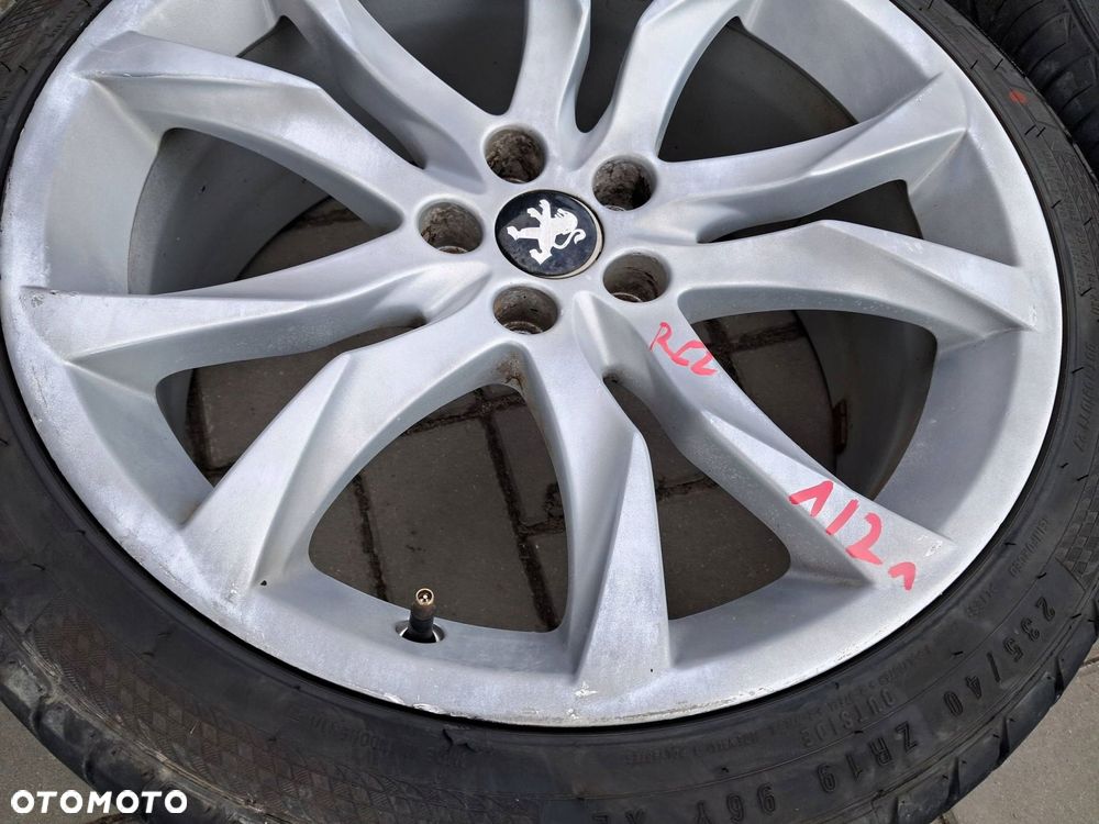 peugeot rcz felgi aluminiowe 19" koła 235/40r19 lato 5x108 et 27 8,5 - 15